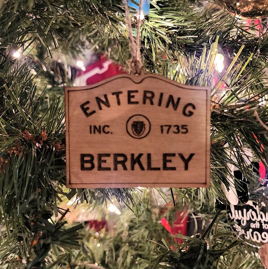 Entering Berkley, MA Ornament